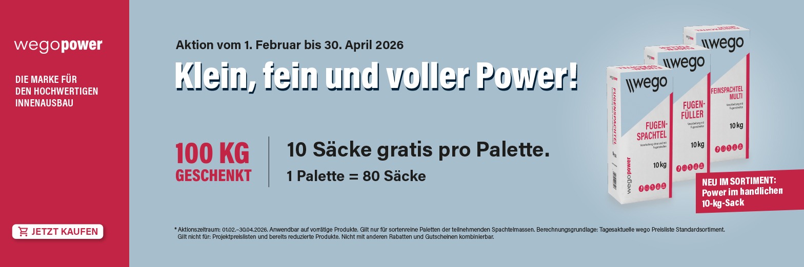 Klein, fein und voller Power – Fugenspachtel