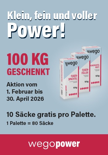 Klein, fein und voller Power – Fugenspachtel