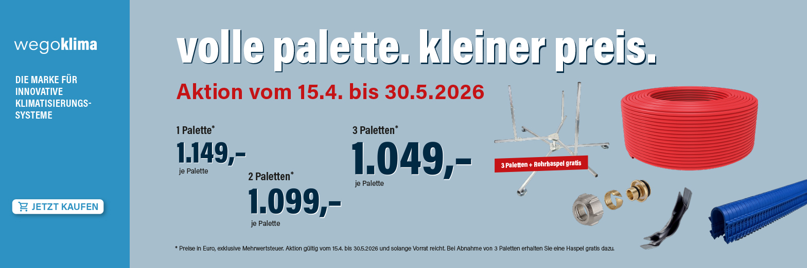 WEGO KLIMA-FLOOR PAKET