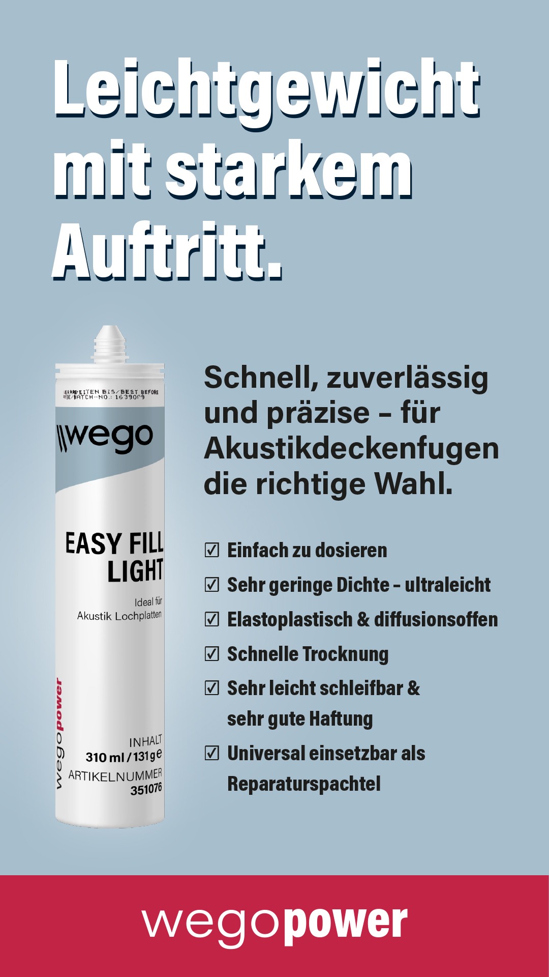 Easy Fill Light – wego Power